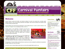 Tablet Screenshot of carnivalfunfairs.com